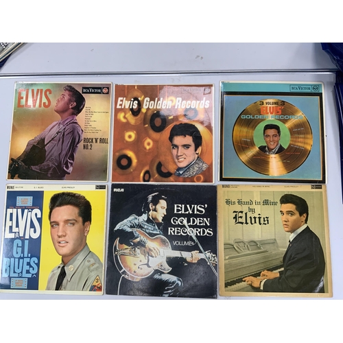 1304 - Sixteen Elvis Presley LP record albums including; It Happened at the Worlds Fair, Paradise Hawaiian... 