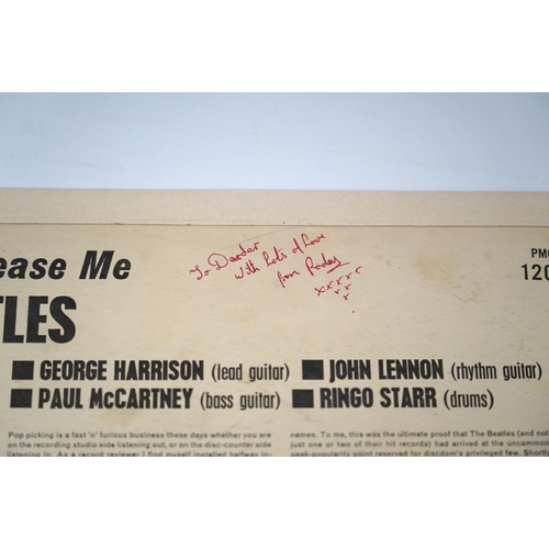 1305 - Eleven The Beatles LP record albums; Please Please Me, PMC 1202, XEX.421, two copies of With The Bea... 