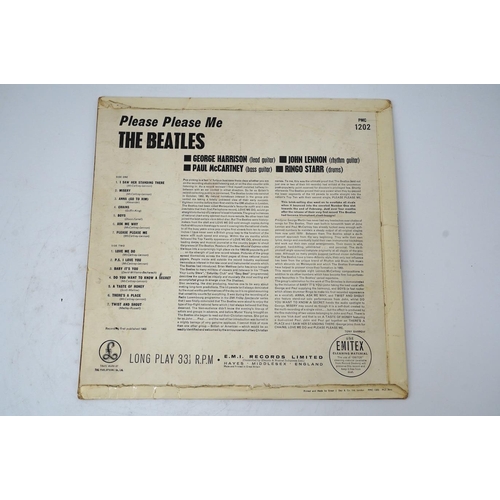 1306 - Ten The Beatles LP record albums; Please Please Me, PMC 1202, XEX.421, two copies of With The Beatle... 