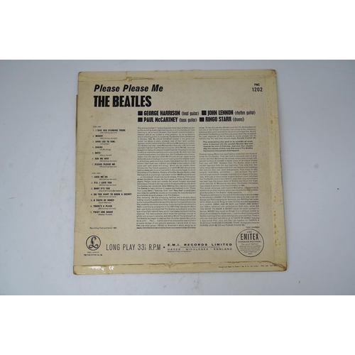 1308 - Twelve The Beatles LP record albums; Please Please Me, PMC 1202, XEX.421, two copies of With The Bea... 