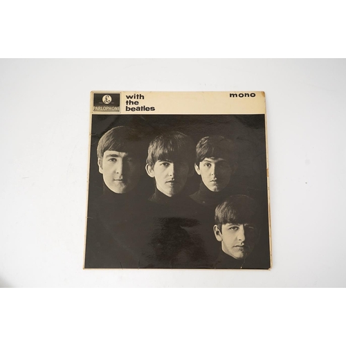 1310 - Ten The Beatles LP record albums; With The Beatles, PMC 1206, XEX.447, two copies of A Hard Days Ni... 