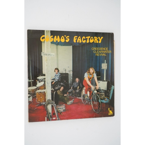 1318 - Four Credence Clearwater Revival LP record albums; Cosmos Factory and another, Willy and the Poor B... 