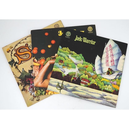 1323 - Three LP record albums on the Vertigo label, all on large swirl labels; Jade Warrior; Jade Warrior 6... 