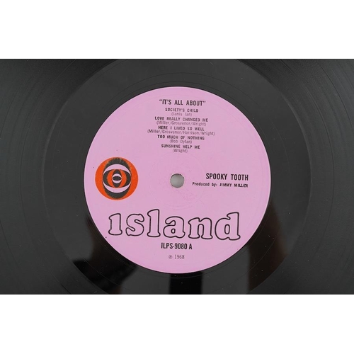 1324 - Four LP record albums; Spooky Tooth; Spooky Tooth on Pink Island label ILPS-9080A, Spooky Tooth; Spo... 