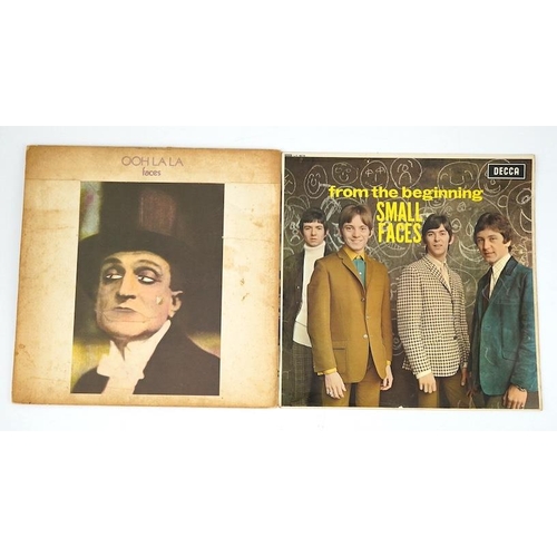 1327 - Two Small Faces related LP record albums; From the Beginning on Decca LK4879 and Ooh La La on Warner... 