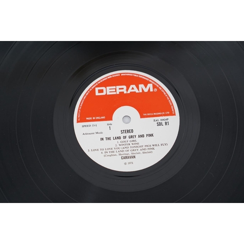 1329 - Two Caravan LP record albums; Caravan on Verve VLP.6011 on brown label and In The Land of Pink and G... 