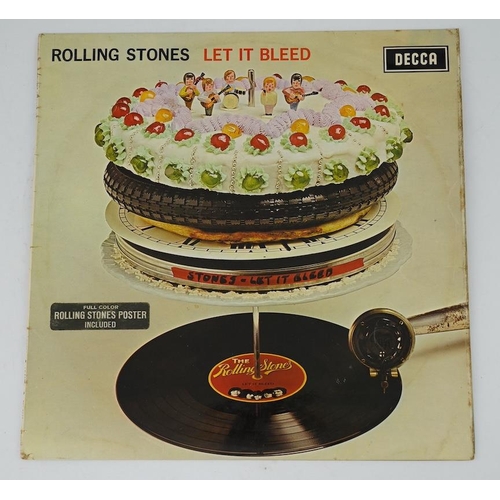 1338 - The Rolling Stones; Let It Bleed, stereo on Decca SKL.5025, XZAL-9363.P-1W, blue inner and stickered... 