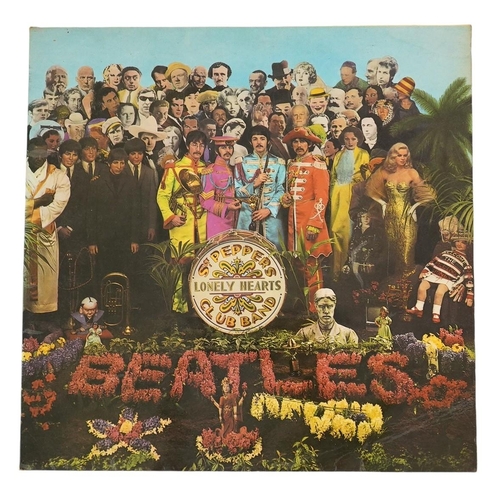 1339 - The Beatles; Sgt Pepper LP record album, mono on Parlophone PMC 7027, XEX 637-1, complete with card ... 