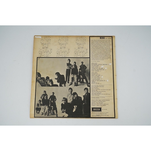 1343 - The Rolling Stones; Aftermath, mono on Decca LK4786, XARL-7209-6B. Condition - fair, some surface sc... 