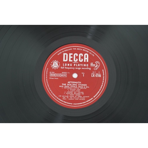 1343 - The Rolling Stones; Aftermath, mono on Decca LK4786, XARL-7209-6B. Condition - fair, some surface sc... 