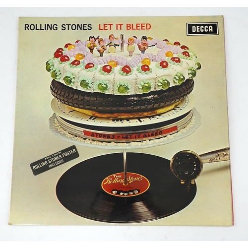 1344 - The Rolling Stones; Let it Bleed, mono on Decca LK.5025, XARL-9363.P-2A, with red inner and stickere... 