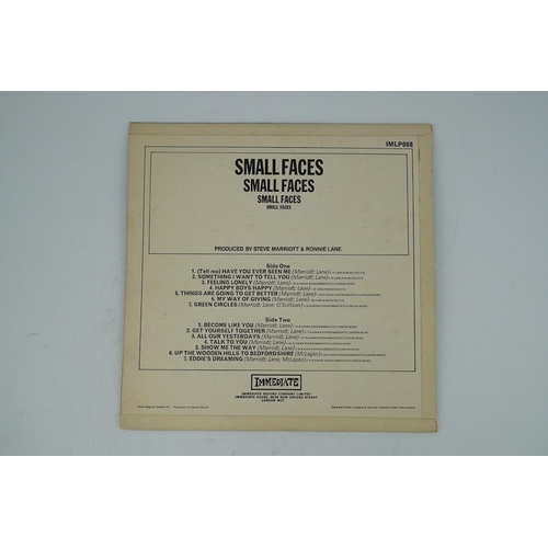 1347 - Small Faces; Small Faces LP record album, mono on Immediate, IMLP008. Condition - fair, some scratch... 