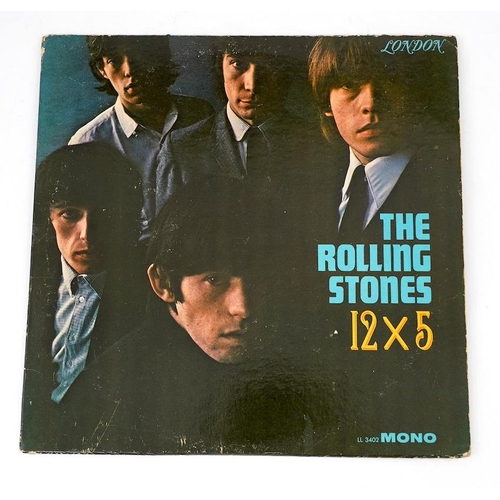 1348 - The Rolling Stones; 12 x 5 LP record album, mono on London LL3402, ARL-6493-1E. Condition - poor to ... 