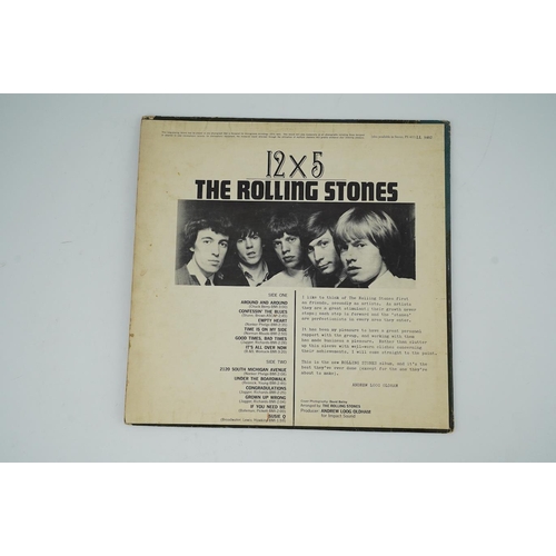 1348 - The Rolling Stones; 12 x 5 LP record album, mono on London LL3402, ARL-6493-1E. Condition - poor to ... 