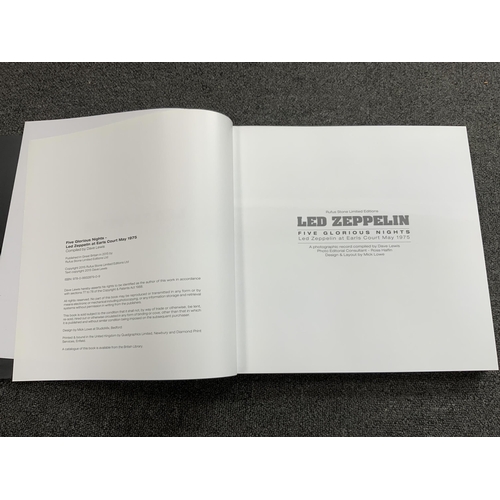 1356 - A signed copy of Led Zeppelin - Five Glorious Nights, by Dave Lewis, pub. Rufus Stone Limited Editio... 