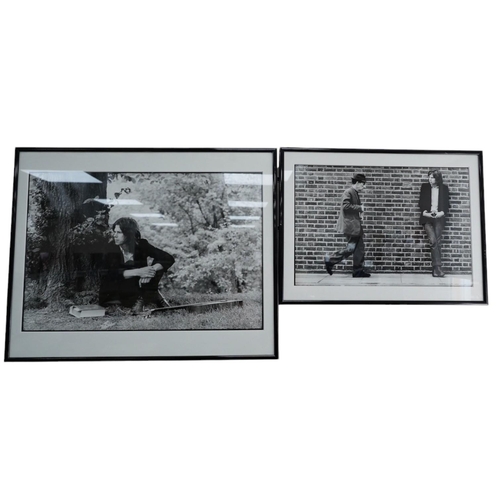 1362 - Keith Morris, two framed photographs of Nick Drake (as produced for the exhibition in 2004 at Redfer... 