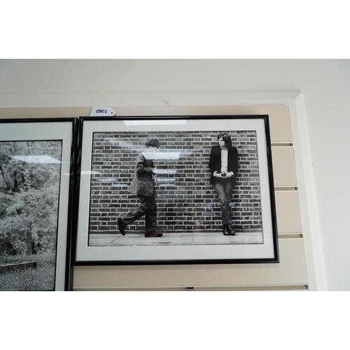 1362 - Keith Morris, two framed photographs of Nick Drake (as produced for the exhibition in 2004 at Redfer... 