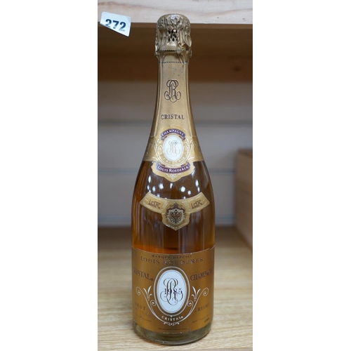 271 - A bottle of Louis Roederer Cristal Champagne, 1985. Condition - good