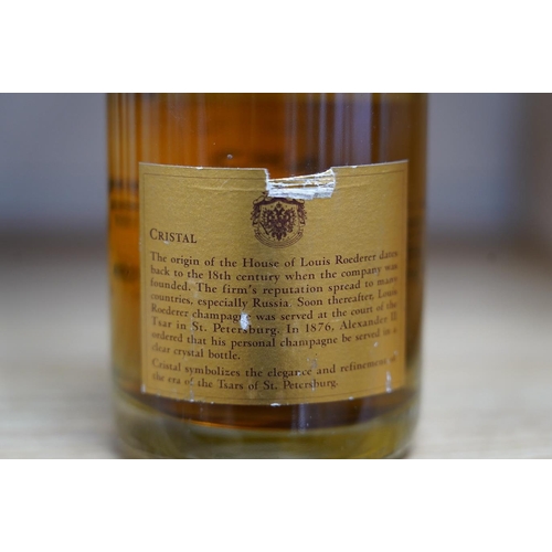 271 - A bottle of Louis Roederer Cristal Champagne, 1985. Condition - good