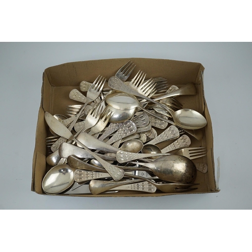 140 - A part canteen of German Rosenthal of 925 sterling from the "Romance" series, based on a d... 