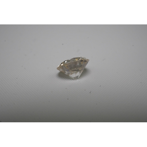 477 - An unmounted round brilliant cut diamond, weighing approximately 2.30ct, with an estimated colour an... 