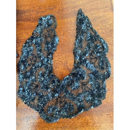 168 - An assortment of black and cream lace pieces, antique, vintage and modern