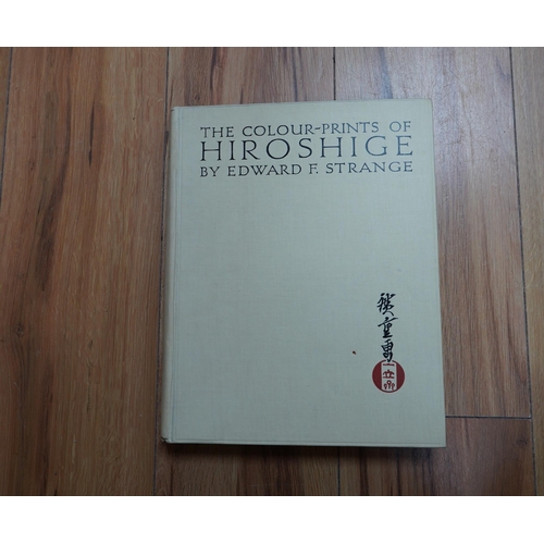 393 - Ukiyo-E. Reference books; Strange, E. The Colour-Prints of Hiroshige, 1925; Calza, G.C. Ukiyo-E; Kob... 