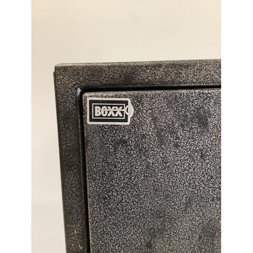 1009 - A Boxx twin gun safe with keys, width 20cm, depth 21cm, height 134cm. Condition - fair to good... 