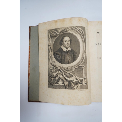 2066 - ° ° Shakespeare, William - The Works of Shakespear (sic) in six volumes. Adorned with Sculptures. (E... 