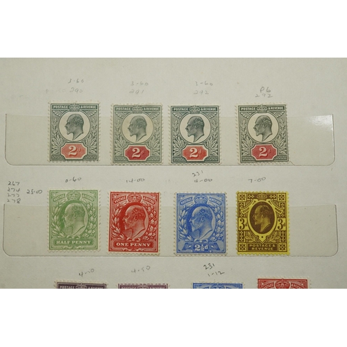 1033 - 93 stamps including Penny Blues and Penny Reds