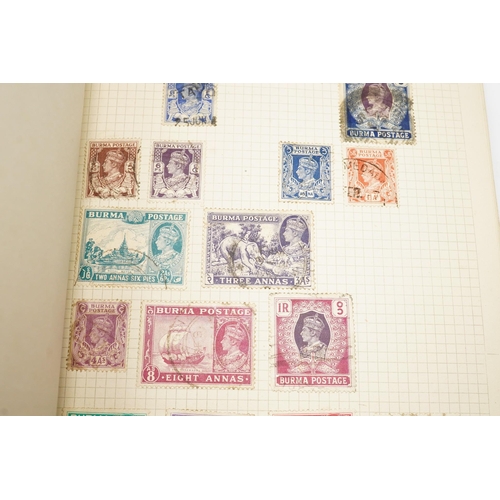 1035 - British and Commonwealth stamps, in two albums to include Great Britain, one penny black and two pen... 