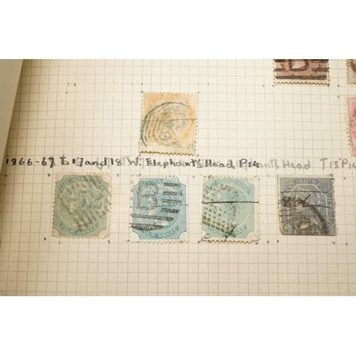 1035 - British and Commonwealth stamps, in two albums to include Great Britain, one penny black and two pen... 