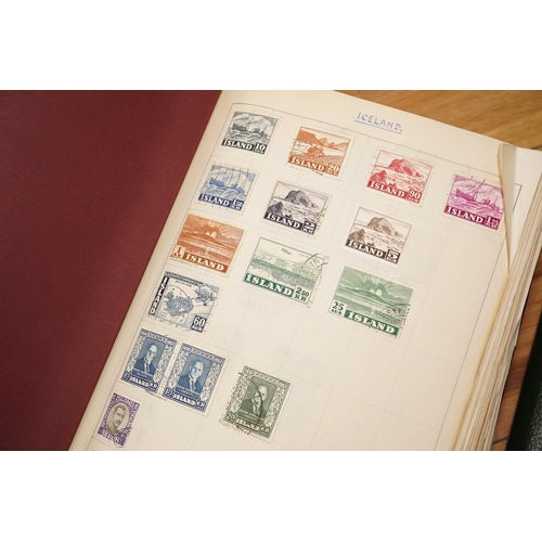 1036 - Stamp collection, six volumes