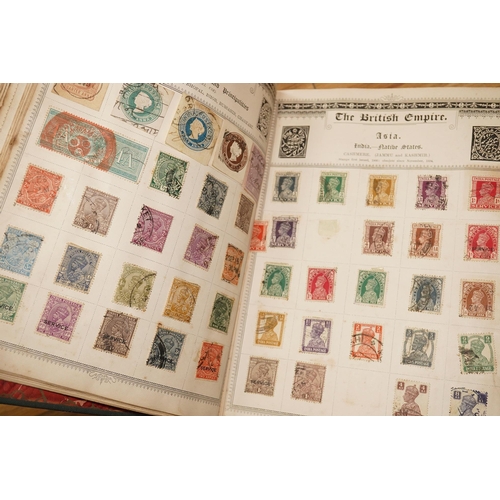 1036 - Stamp collection, six volumes