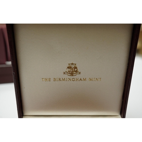 987 - Birmingham mint, Charles and Diana Spencer wedding 1981, 9ct. gold medal