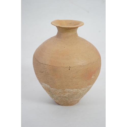 85 - A large Chinese Neolithic pottery jar, Caiyuan Culture (c.2600-2200 BC), with Oxford TL Test, the up... 