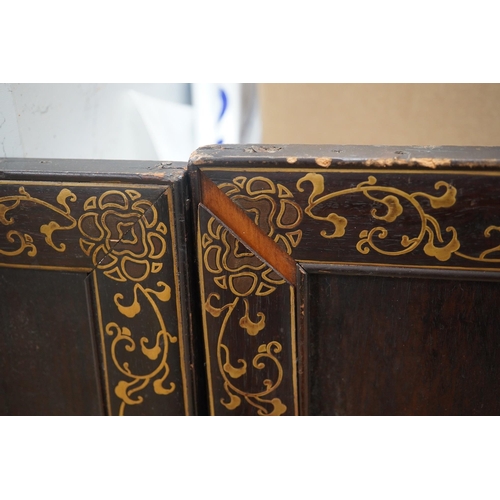 1402 - A pair of Japanese Shibayama panels, inlaid with mother of pearl, bone and ivory, Meiji period, 108c... 