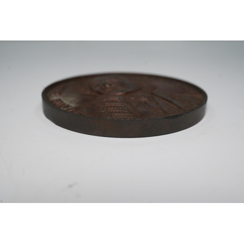 979 - Commemorative medals, Trinidad, Centenary of the Capture of Trinidad bronze medal, 1897, unsigned, u... 