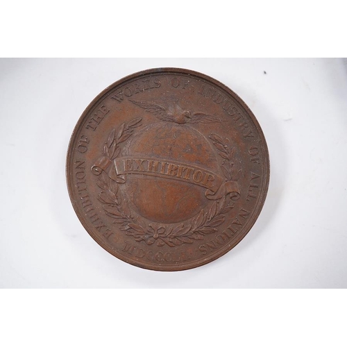 985 - British commemorative medals, James Watt bronze medal, c.1826, 62.3mm, by T. and A.J. Stothard, case... 