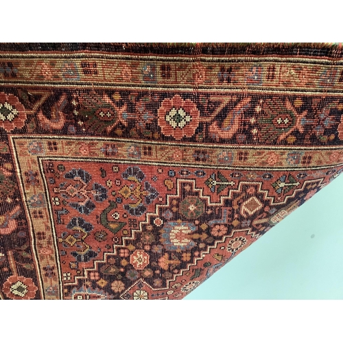 1089 - A Caucasian red ground runner, woven a central row of lozenges, 222 x 90cm. Condition - good