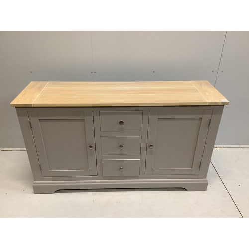 1113 - A Laura Ashley 'Dorset Furniture' painted sideboard, width 153cm, depth 45cm, height 89cm. Condition... 