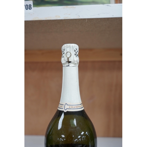 1252 - A 1966 Billecart-Salmon bottle of champagne. Condition - good.