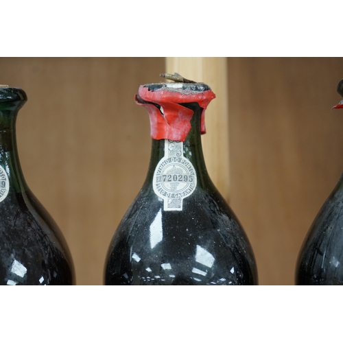 1256 - Three bottles of Porto Dalva house reserve port, comprising; 1934, 1940 and 1941. Condition - fair, ... 