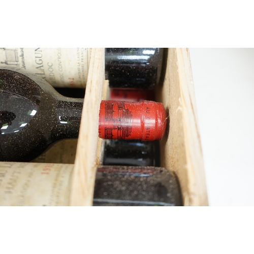 1275 - A case of twelve Chateau La Lagune, Haut-Medoc, 1982, France, OWC. Condition - fair, lacking cover. ... 