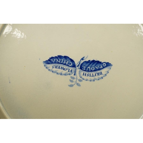 1286 - Six early 19th century blue and white transfer printed plates, including Spode, and three Wedgewood ... 