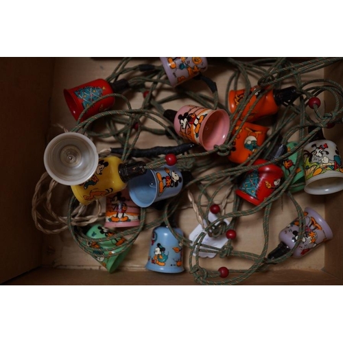 1399 - A group of vintage Disney and other Christmas decorations. Condition - poor to fair, untested