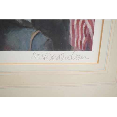 1741 - Sheree Valentine-Daines (b.1956), colour print, Sandown, signed in pencil, limited edition 765/850... 