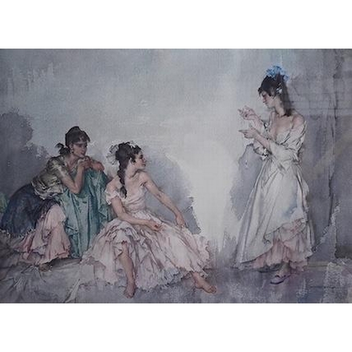 1756 - Sir William Russell Flint (Scottish,1880-1969), two colour prints, Studies of women, one signed in p... 