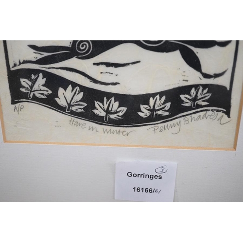 1761 - Anita Klein (Australian, b.1960), dry point etching, The Olgas, limited edition 3/15, signed and d... 