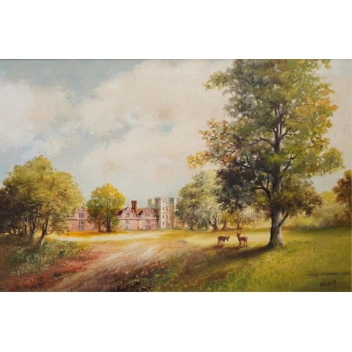 1792 - Wheeler, set of three oils on canvas, including Knole, Sevenoaks, Kent, each signed, 49 x 75cm, gi... 